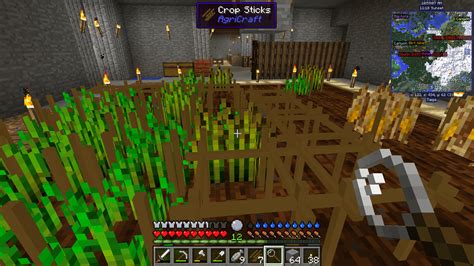 do villagers break agricraft crops.